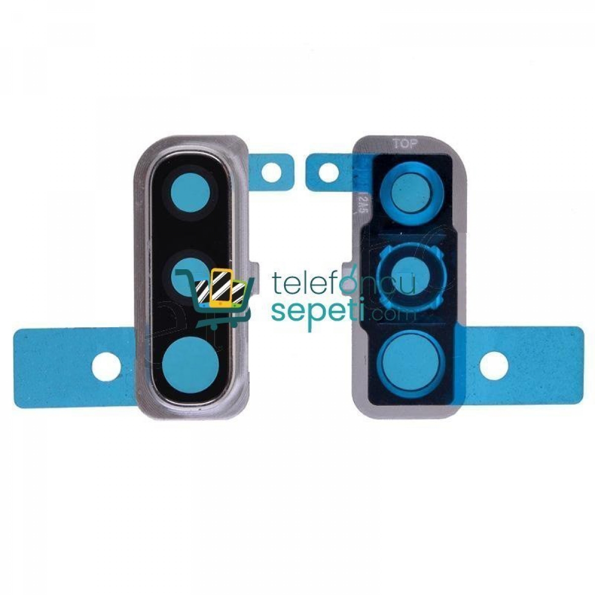 Samsung Galaxy A50 A505 Kamera Lensi Beyaz Set