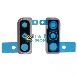 Samsung Galaxy A50 A505 Kamera Lensi Beyaz Set
