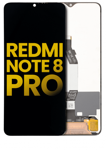 Xiaomi Redmi Note 8 Pro Lcd Ekran Dokunmatik Siyah Çıtasız %100 Orijinal