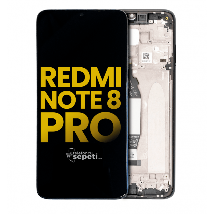 Xiaomi Redmi Note 8 Pro Lcd Ekran Dokunmatik Çıtalı Orjinal