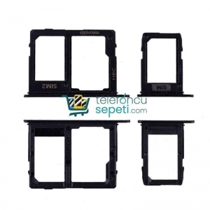 Samsung Galaxy A6 A600 Sim Kart Tepsisi Siyah