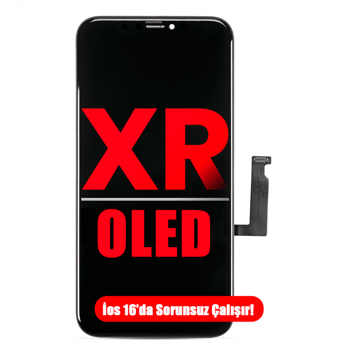 iPhone XR Ekran Dokunmatik Siyah %100 Oled
