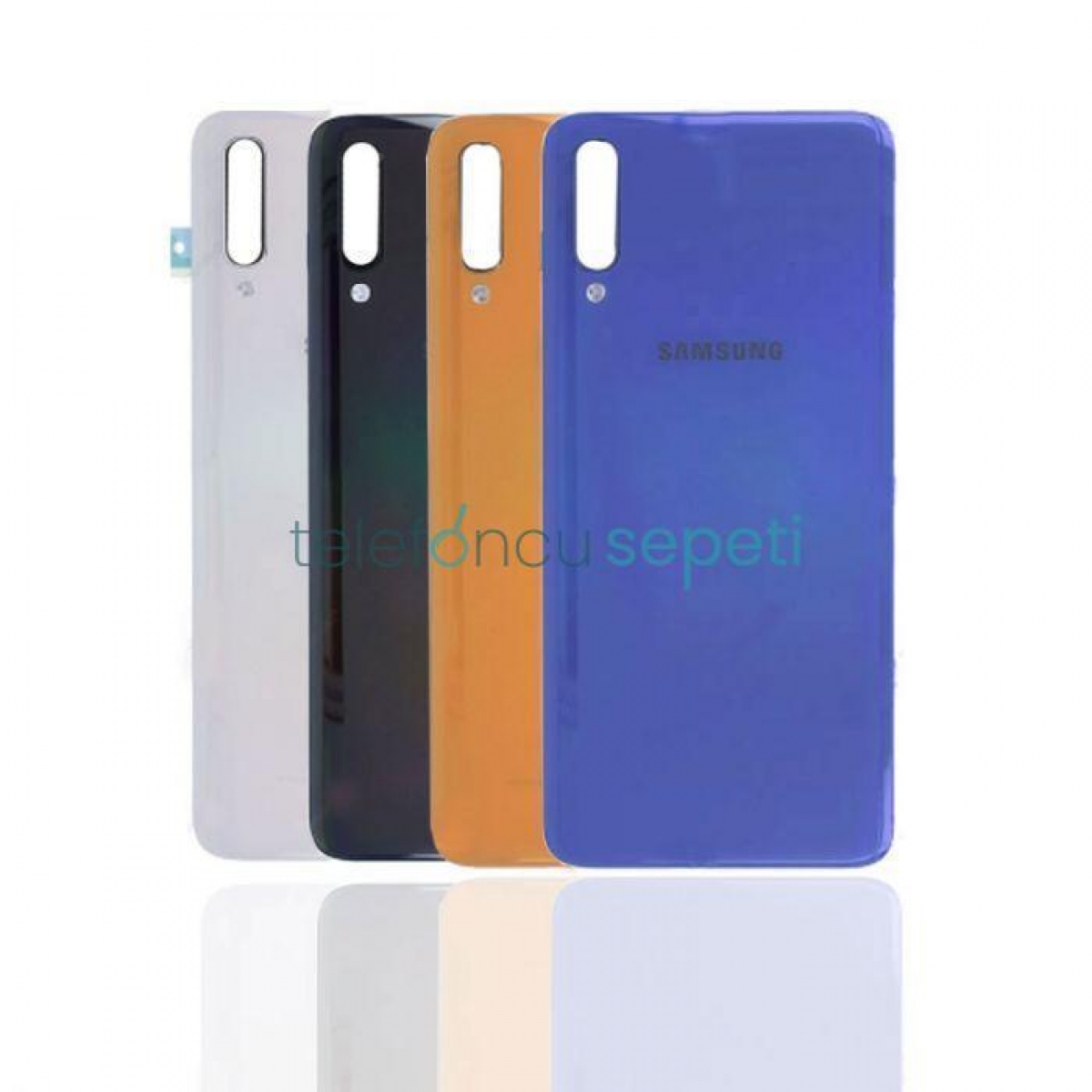 Samsung Galaxy A70 A705 Arka Kapak Beyaz