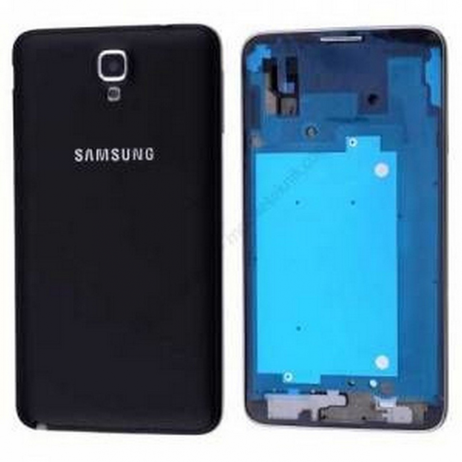 Samsung Galaxy Note 3 N9000 Kasa Kapak Siyah Çıtalı