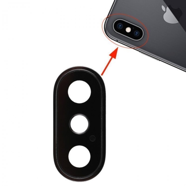 iPhone XS Max Kamera Lensi Siyah