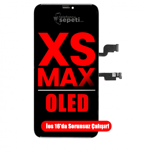 iPhone XS Max Ekran Dokunmatik Siyah %100 Oled 