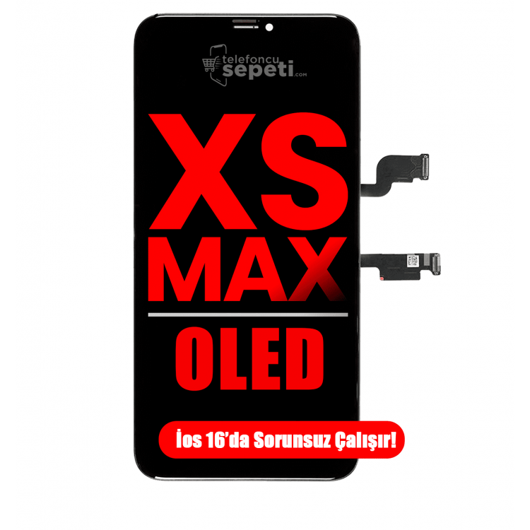 iPhone XS Max Ekran Dokunmatik Siyah %100 Oled 