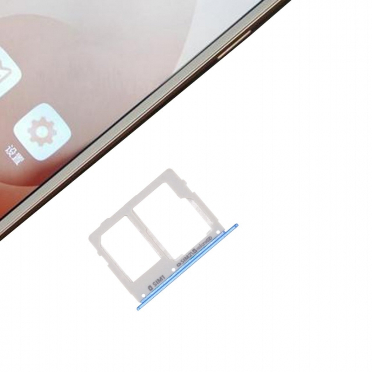 Samsung Galaxy C5 Pro C5010 Sim Kart Tepsisi Mavi