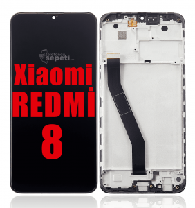 Xiaomi Redmi 8 Ekran Dokunmatik Siyah Çıtalı %100 Birebir Ürün