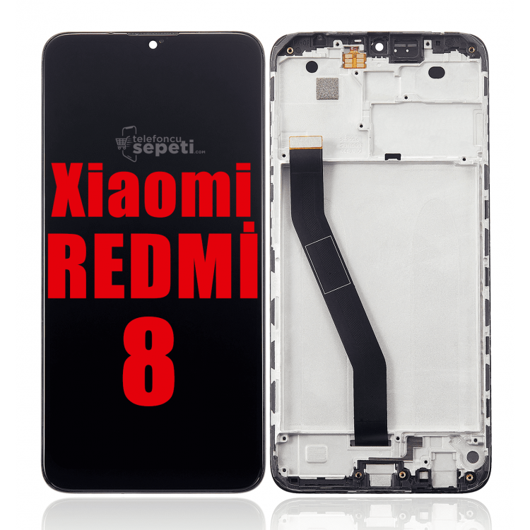 Xiaomi Redmi 8 Ekran Dokunmatik Siyah Çıtalı A Plus Kalite