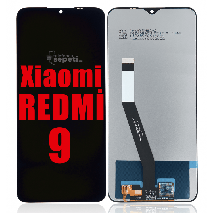 Xiaomi Redmi 9 Ekran Dokunmatik Siyah Çıtasız A Plus Kalite