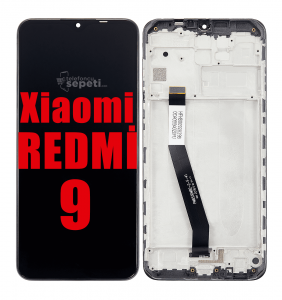 Xiaomi Redmi 9 Ekran Dokunmatik Siyah Çıtalı %100 Birebir Ürün