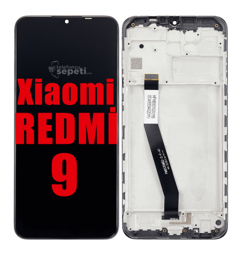 Xiaomi Redmi 9 Ekran Dokunmatik Siyah Çıtalı %100 Birebir Ürün