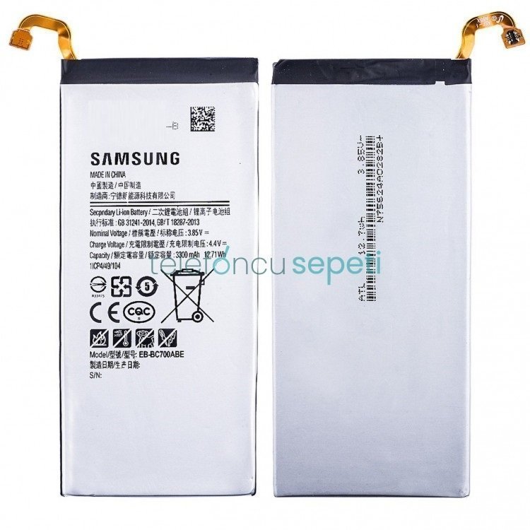 Samsung Galaxy C7 C7000 Batarya Pil Orjinal Eb-Bc700Abe