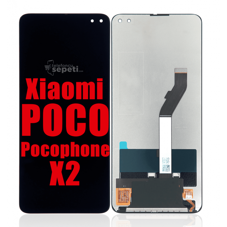 Xiaomi Poco x2 Ekran Dokunmatik Siyah Çıtasız A Plus Kalite