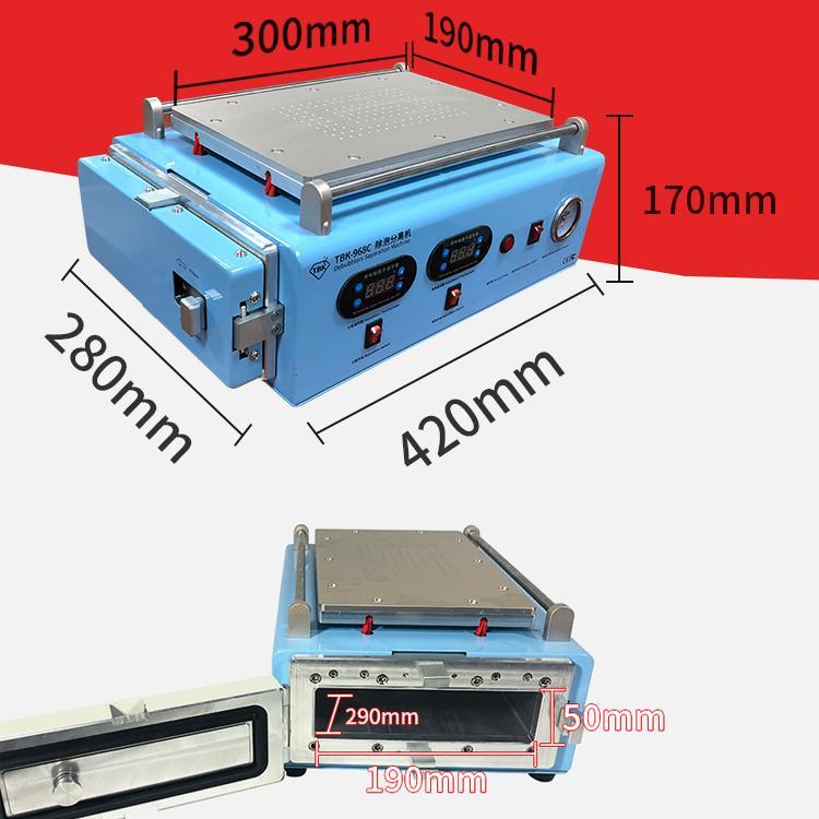 TBK-968C 12inç 2in1 Vakumlu Seperatör Makinası