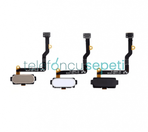 Samsung Galaxy C7 C7000 Home Tuş Bordu Filmi Flex Gold