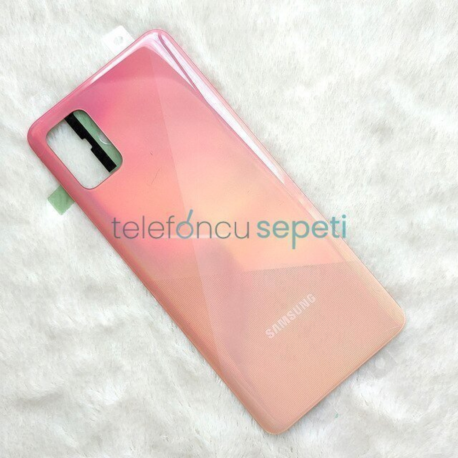 Samsung Galaxy A51 A515 Arka Kapak Prizma Pembe