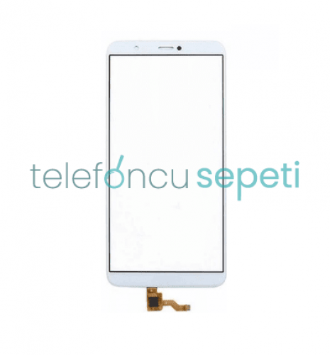 Huawei P Smart Dokunmatik Touch Beyaz Çıtasız Orjinal