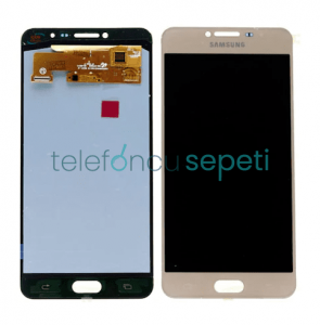 Samsung Galaxy C7 C7000 Ekran Dokunmatik Gold Oled Üstün Kalite