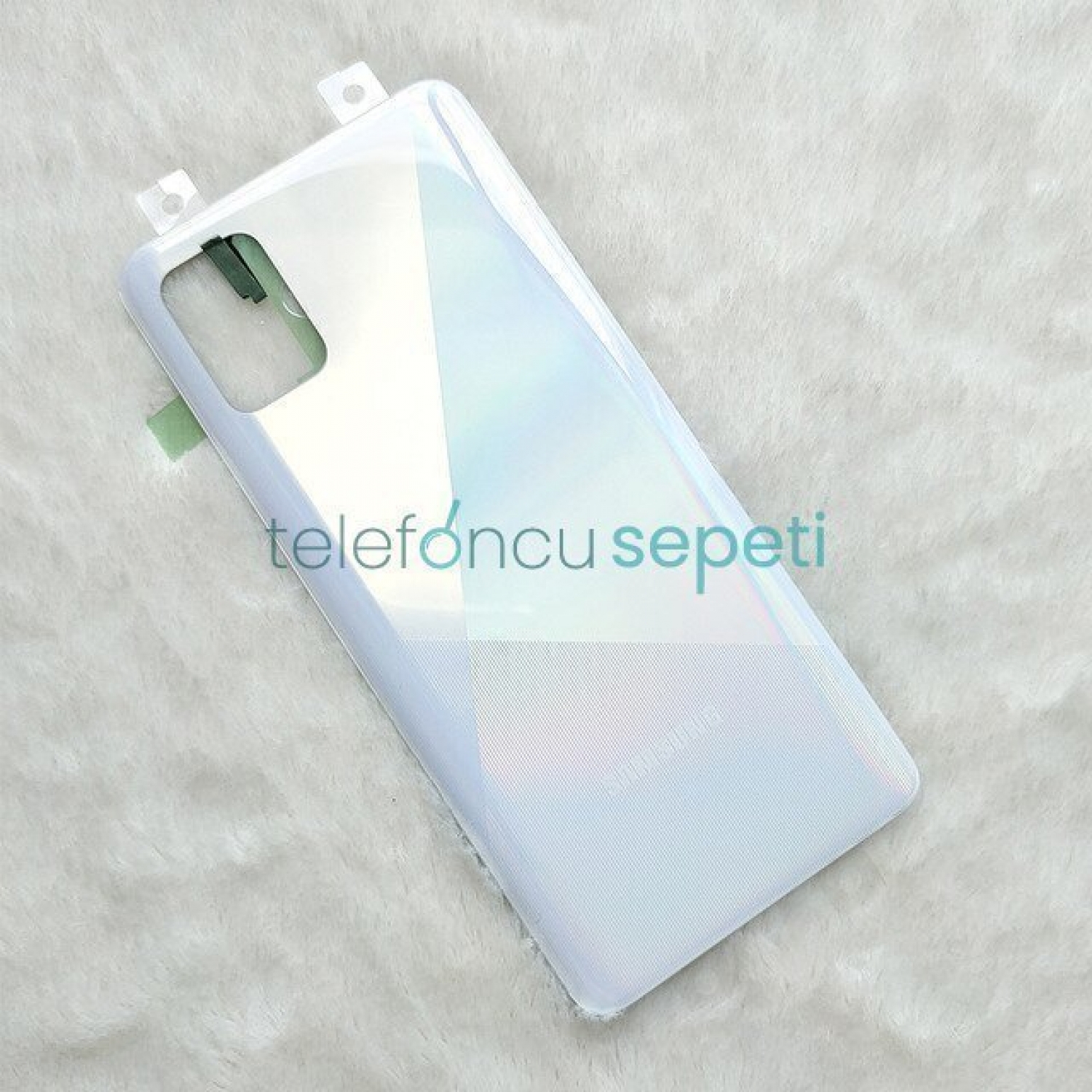 Samsung Galaxy A71 A715 Arka Kapak Prizma Beyaz