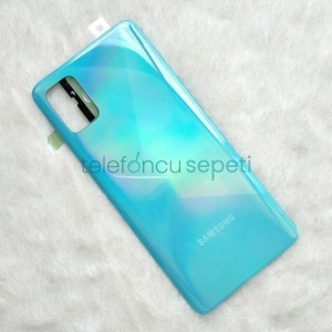 Samsung Galaxy A71 A715 Arka Kapak Prizma Mavi