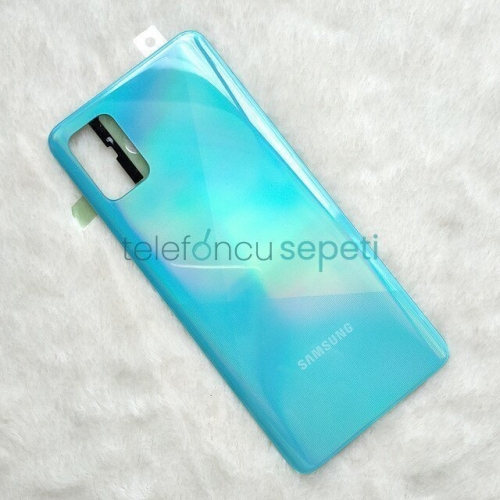Samsung Galaxy A71 A715 Arka Kapak Prizma Mavi