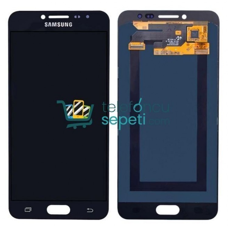 Samsung Galaxy C7 C7000 Ekran Dokunmatik Siyah %100 Oled