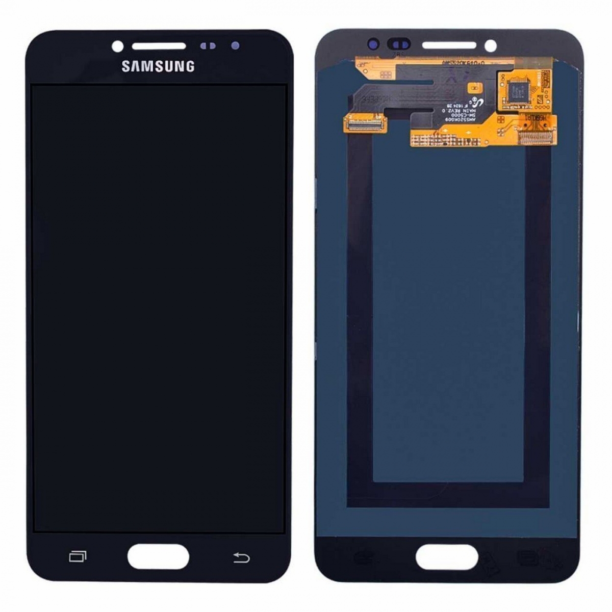 Samsung Galaxy C7 C7000 Ekran Dokunmatik Siyah Orjinal Servis
