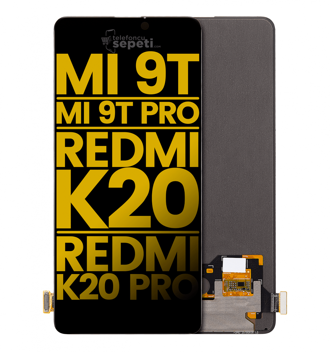 Xiaomi Mi 9T Pro Ekran Dokunmatik Siyah Çıtasız %100 Orijinal Servis