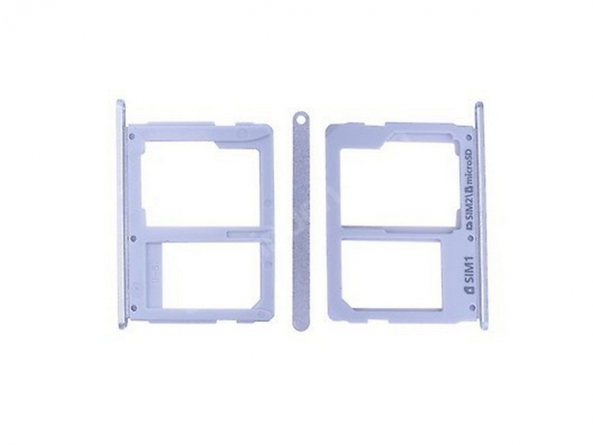 Samsung Galaxy C7 C7000 Sim Kart Tepsisi Beyaz
