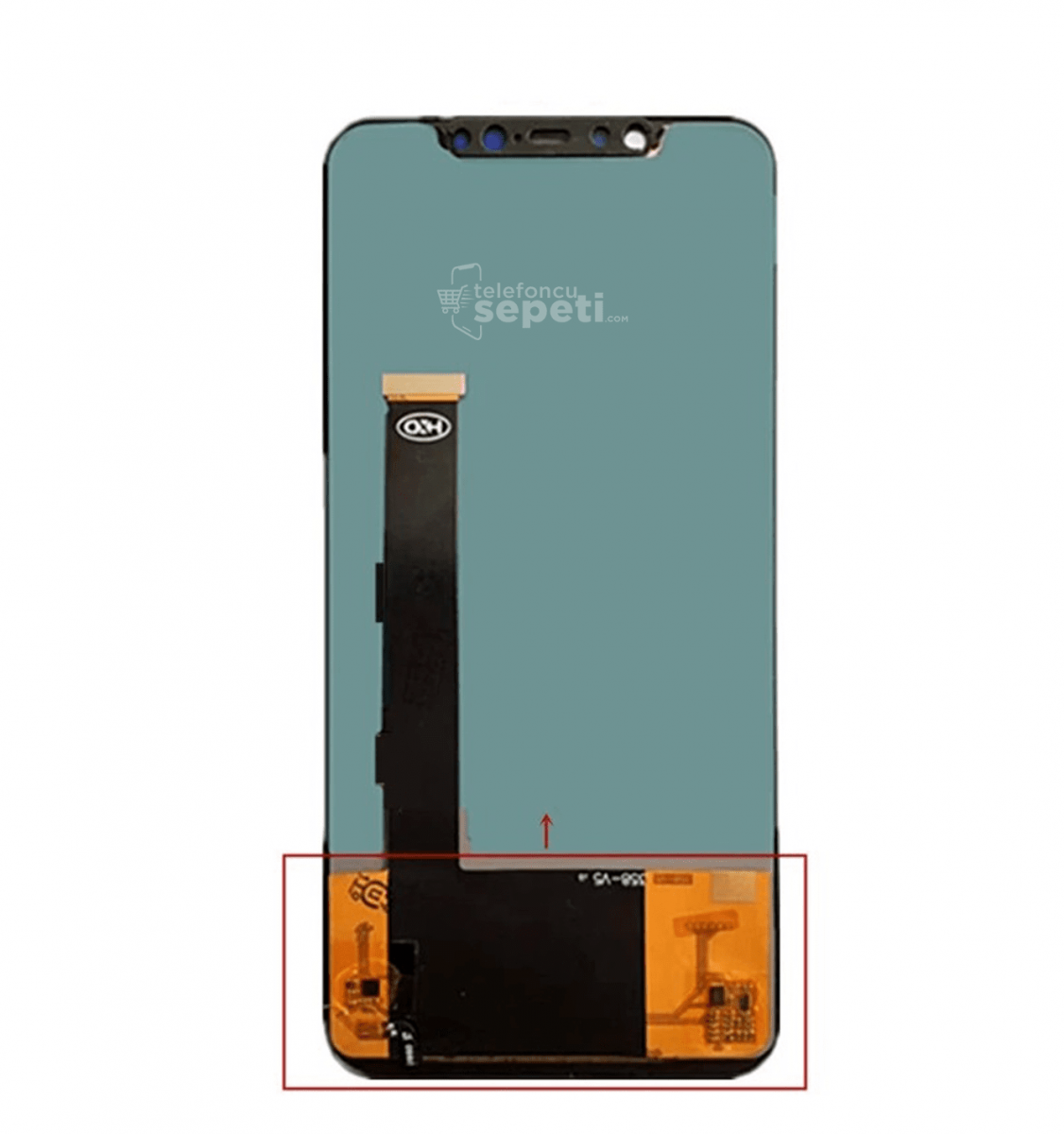 Xiaomi Mi 8 Ekran Dokunmatik Siyah Çıtasız A  Plus Kalite