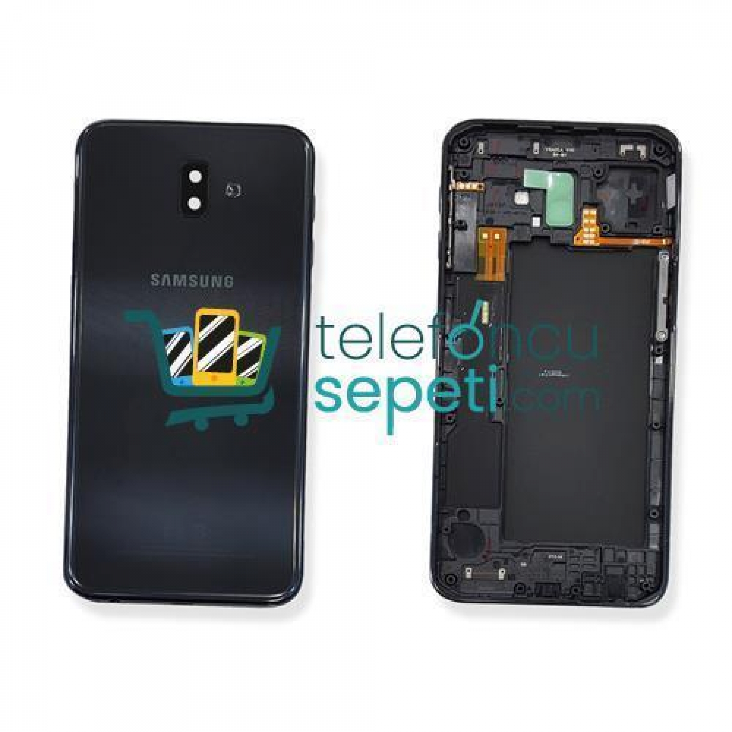 Samsung Galaxy J6 Plus J610 Kasa Kapak Siyah