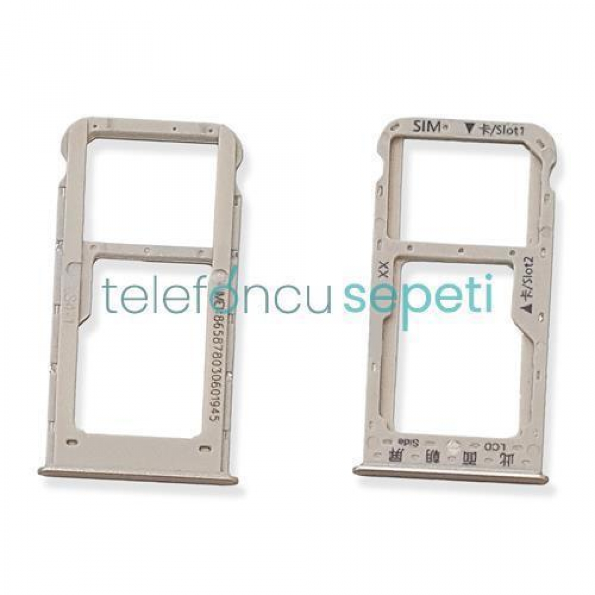 Huawei P Smart Sim Kart Tepsisi Gold Orjinal