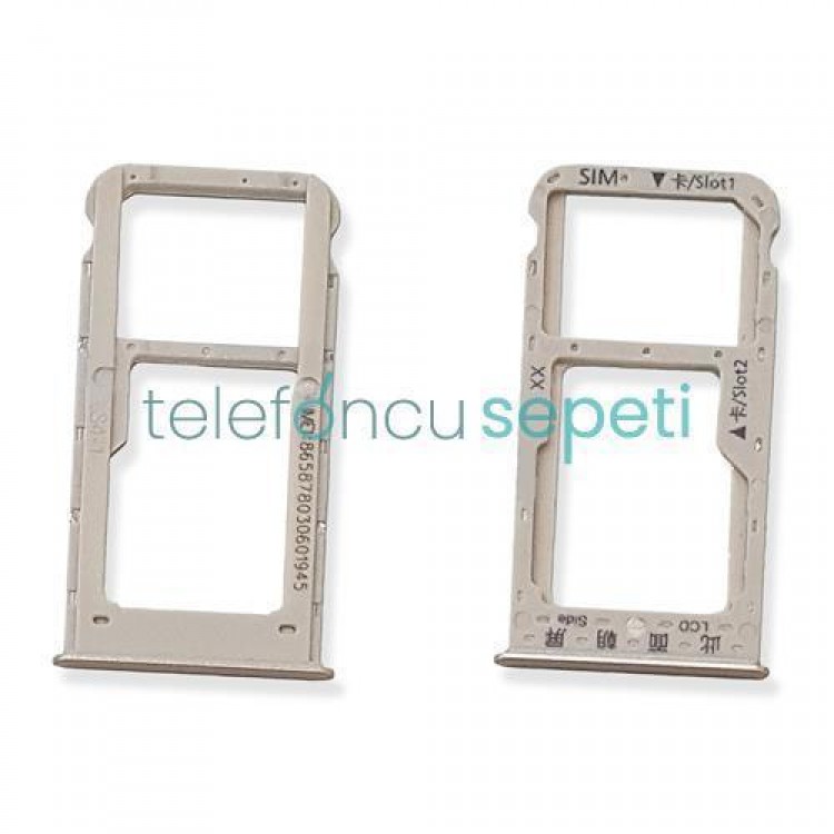 Huawei P Smart Sim Kart Tepsisi Gold Orjinal
