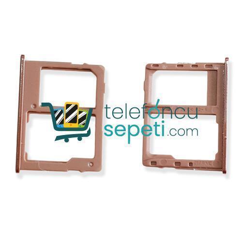 Samsung Galaxy J6 Plus J610 Sim Kart Tepsisi Gold Çift