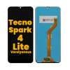 Tecno Spark 4 Lite Ekran Dokunmatik Siyah Çıtasız %100 Orijinal