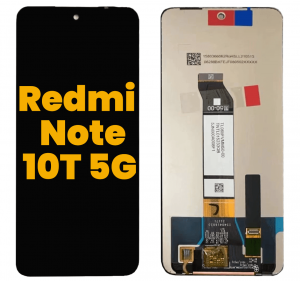 Xiaomi Redmi Note 10T 5G Ekran Dokunmatik Siyah Çıtasız Orjinal