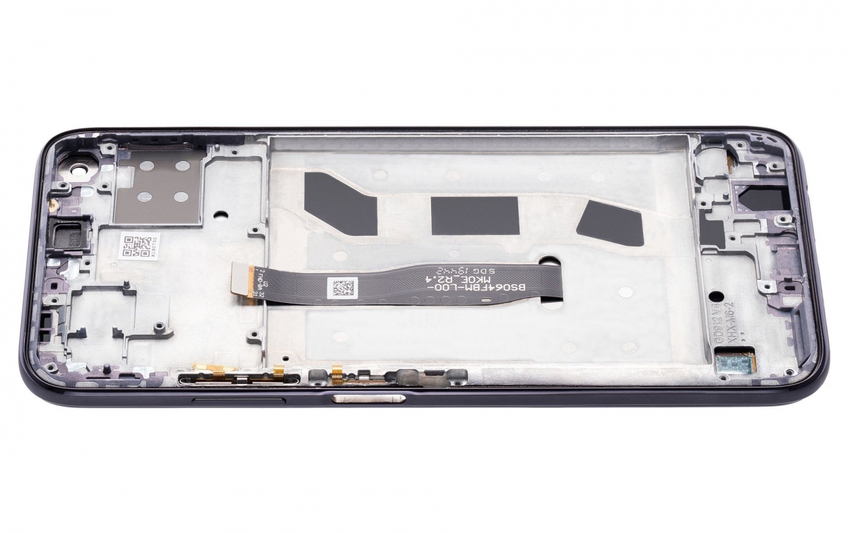 Huawei P40 Lite Dokunmatik Ekran Siyah Çıtalı A Plus Kalite