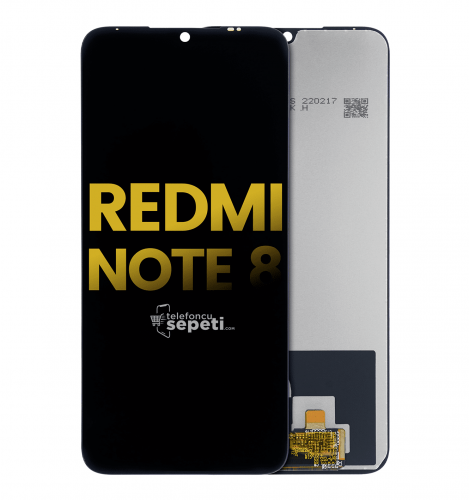 Xiaomi Redmi Note 8 Lcd Ekran Dokunmatik Siyah Çıtasız %100 Orijinal