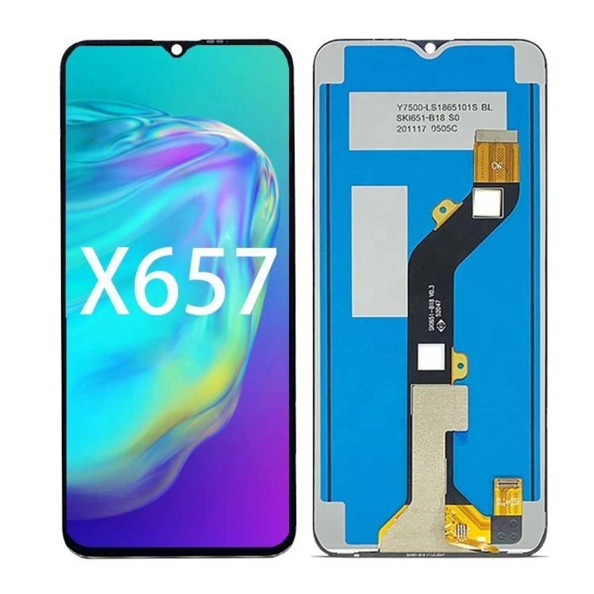 Tecno Smart 5 x657 Ekran Dokunmatik Siyah Çıtasız Orjinal