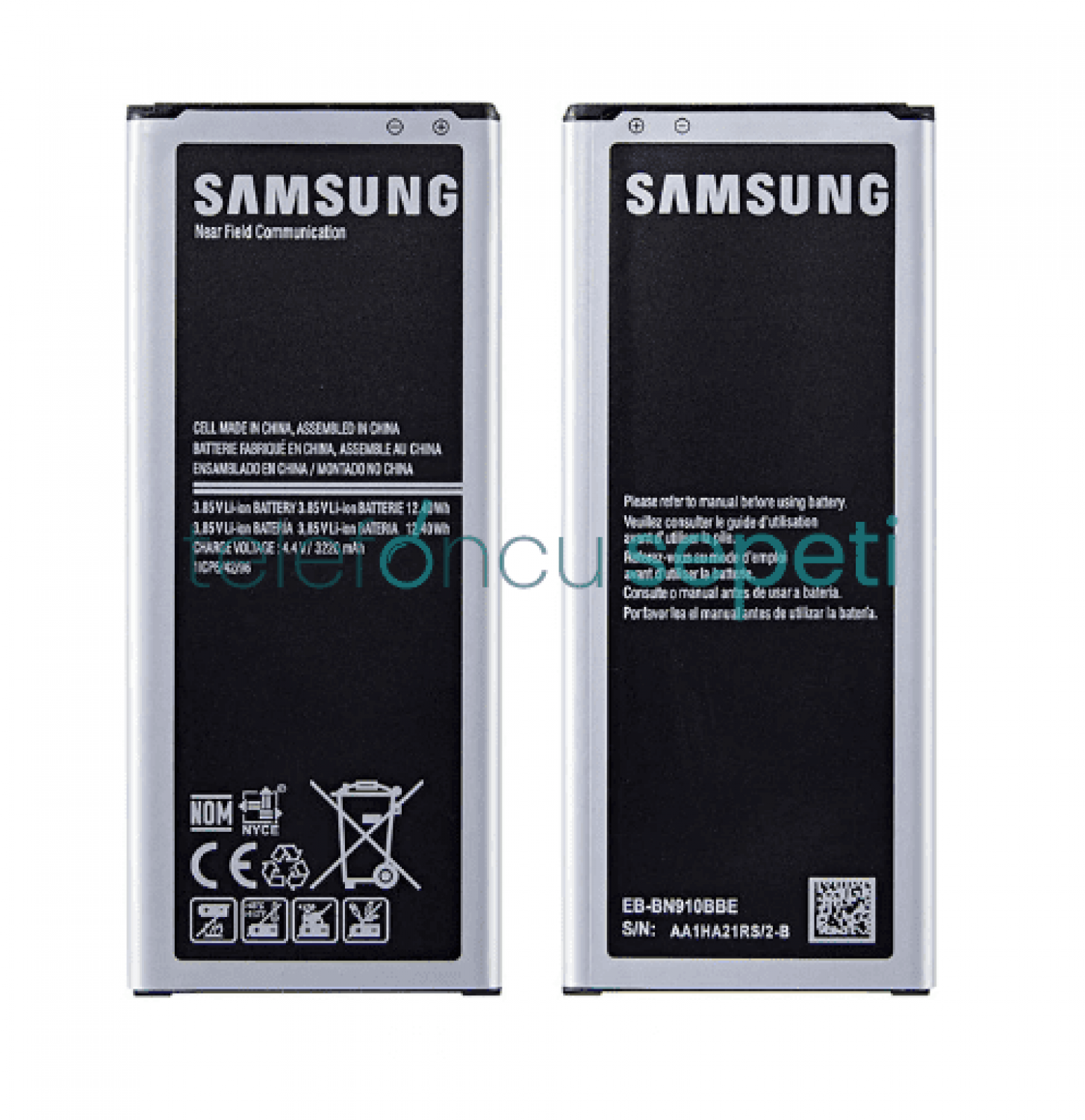 Samsung Galaxy Note 4 N910 Batarya Pil Orjinal EB-BN910BBU