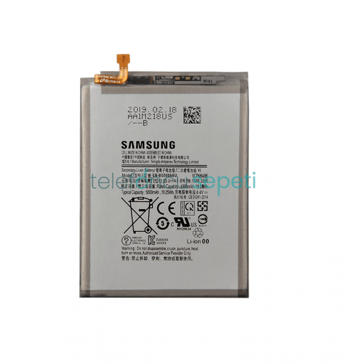 Samsung Galaxy M20 M205 Batarya Pil Orjinal