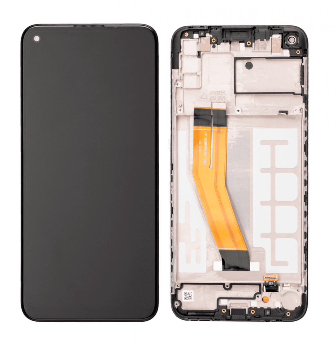 Samsung Galaxy A11 A115F Ekran Dokunmatik Siyah Çıtalı Orijinal