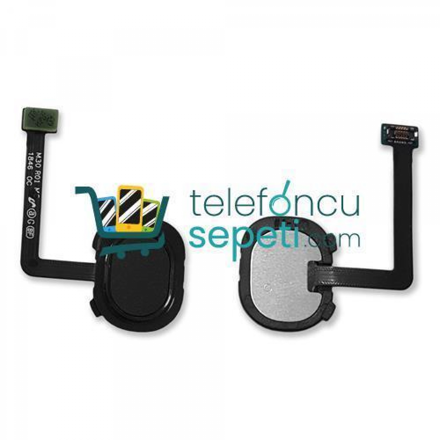 Samsung Galaxy M30 M305 Parmak İzi Okuyucu Siyah