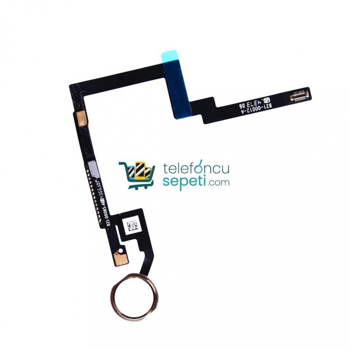 iPad Mini 3 Home Tuş Bordu Filmi Gold