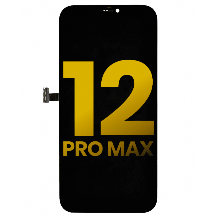iPhone 12 Pro Max Ekran Dokunmatik Siyah Orjinal Cam Değişmiş Revize