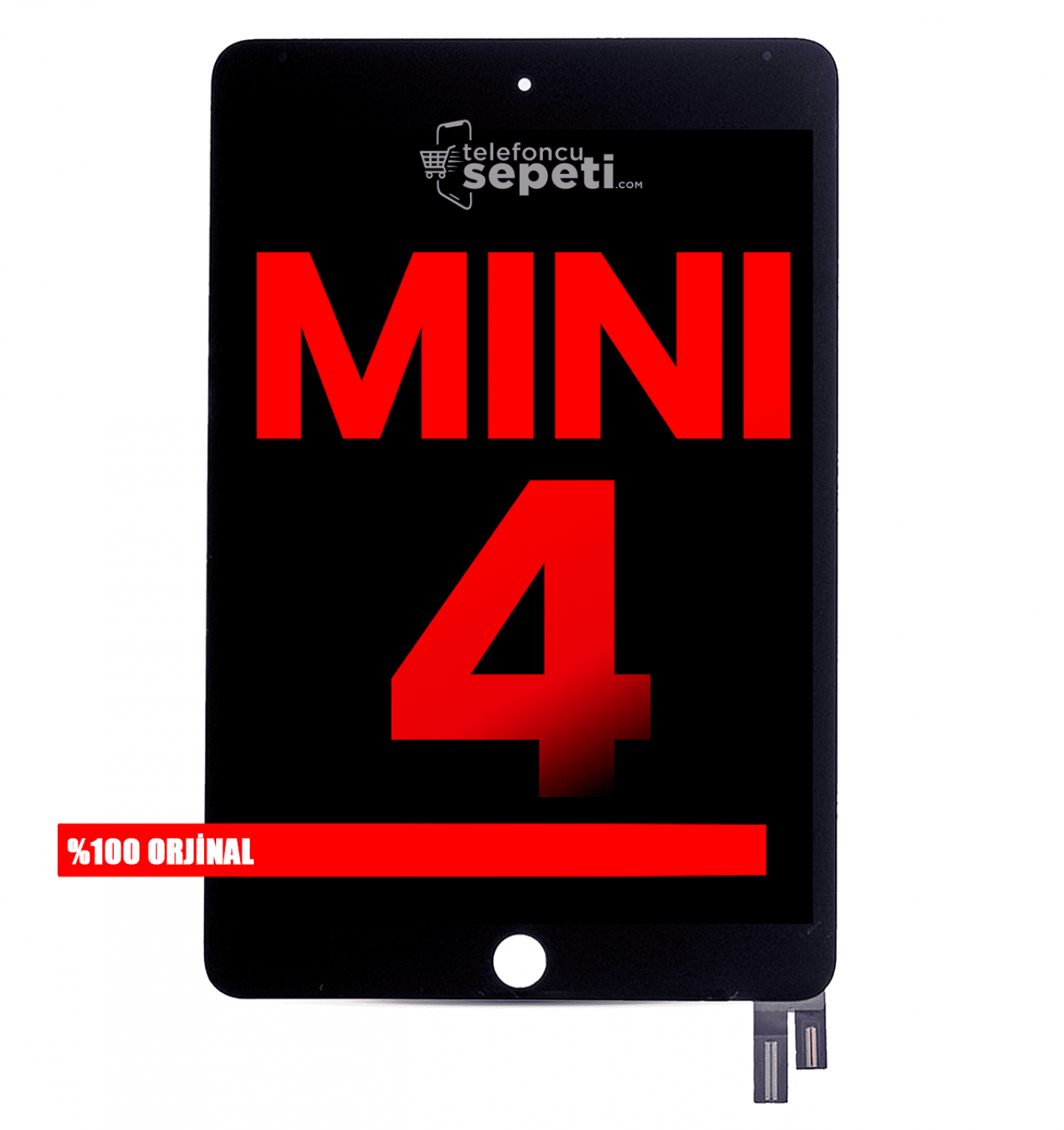 iPad Mini 4 Ekran Dokunmatik Siyah Orjinal iPad Mini 4 Ekran Dokunmatik Siyah Orjinal
