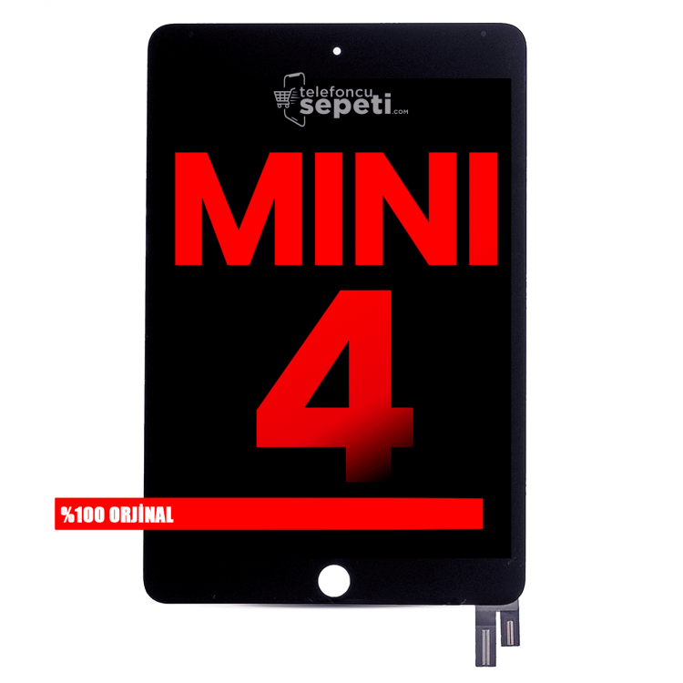 iPad Mini 4 Ekran Dokunmatik Siyah Orjinal