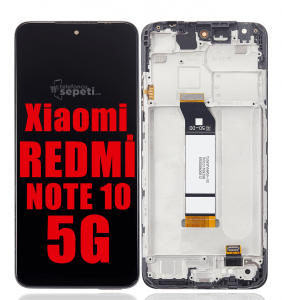 Xiaomi Redmi Note 10 5g Ekran Dokunmatik Siyah Çıtalı A Plus Kalite